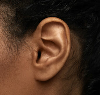 closeup of ear